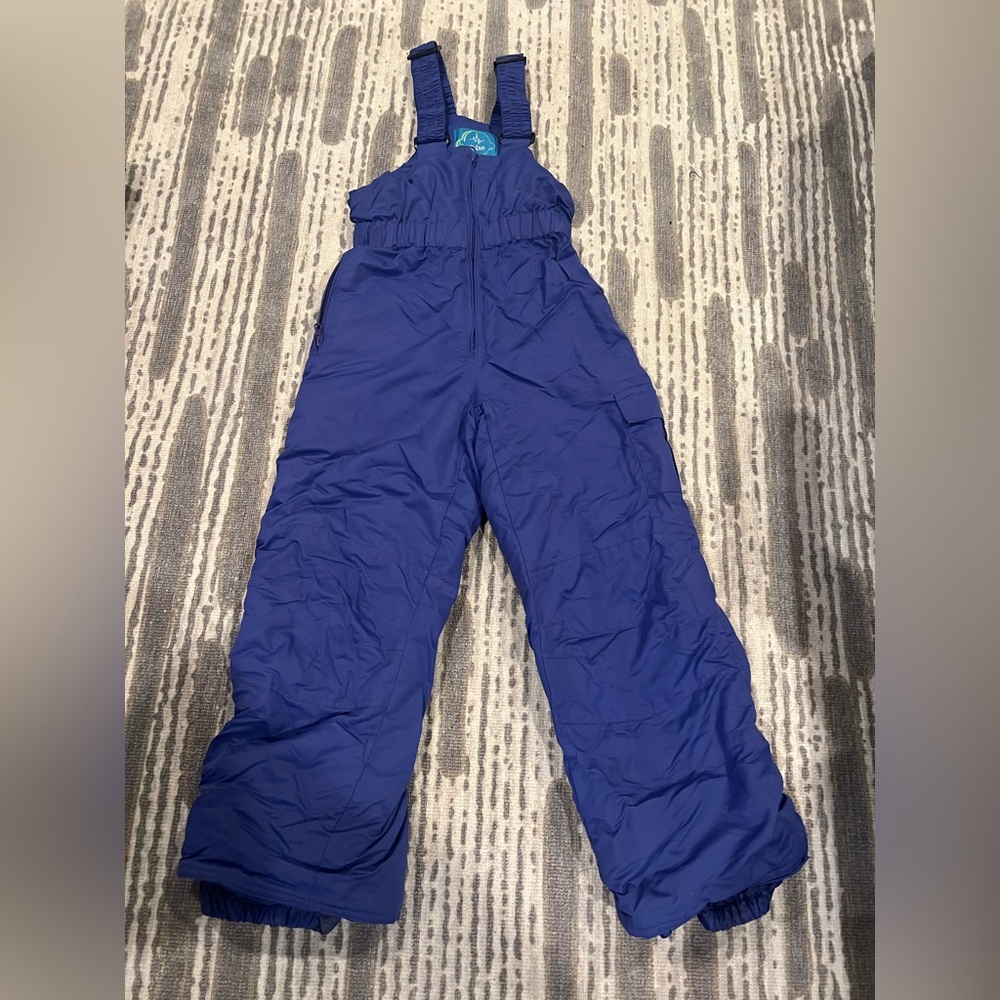 Kids Purple Snow Bib